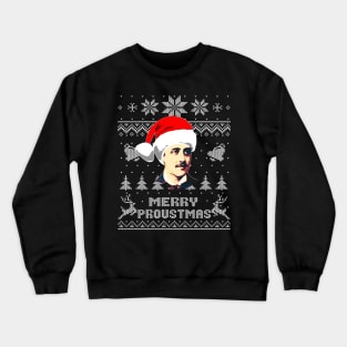 Marcel Proust Funny Christmas Crewneck Sweatshirt